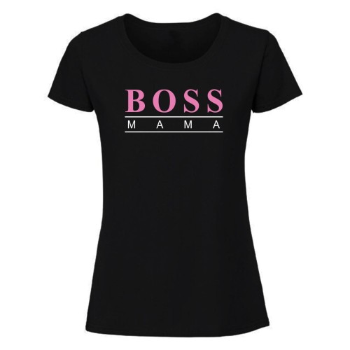 Mama BOSS - koszulka damska czarna.jpg