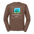 Mocha bluza unisex bez kaptura z własnym nadrukiem.jpg