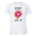 donut give up - koszulka męska biała.jpg