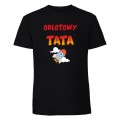 odlotowy tata - koszulka męska czarna.jpg
