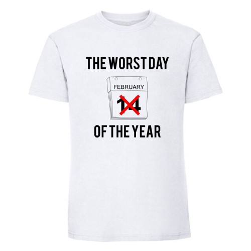 The worst day of the year - koszulka męska biała.jpg