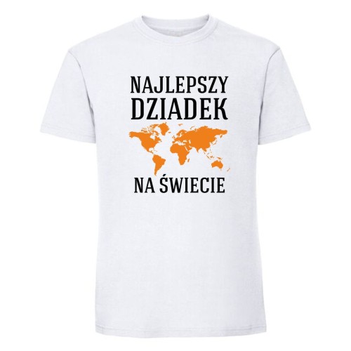 Najlepszy dziadek na świecie - koszulka męska biała.jpg