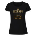 legendy rodzą się w lutym - koszulka damska czarna.jpg