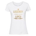 legendy rodzą się w lipcu - koszulka damska biała.jpg
