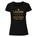 legendy rodzą się we wrześniu - koszulka damska czarna.jpg