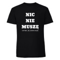 Nic nie muszę. Chyba, że żona każe - koszulka męska czarna.jpg