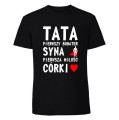 tata bohater syna miłość córki - koszulka męska czarna.jpg