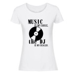 Koszulka damska - Music is my drug
