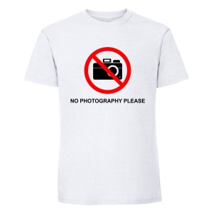 Koszulka męska - No photography please